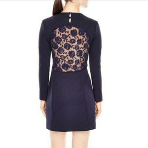 Sandro Paris| Ezti Illusion Back Fit & Flare Dress